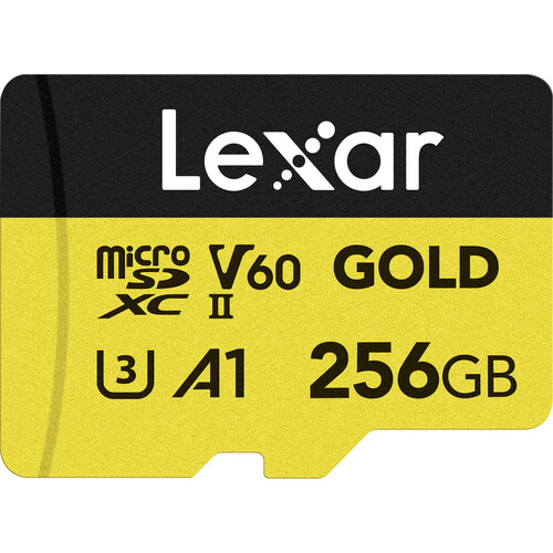LEXAR Professional GOLD microSDXC Memory Card - 256GB