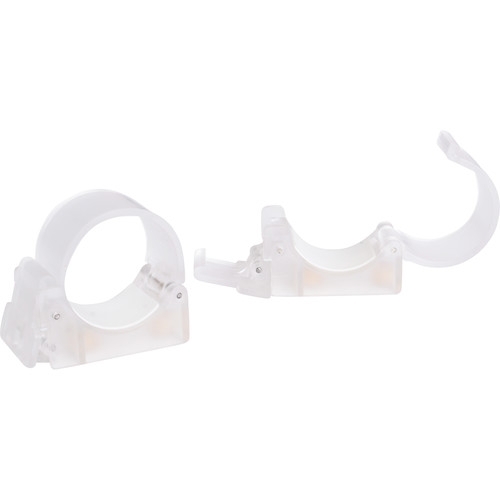 NANLITE Pavotube Transparent Poly Clip with 1/4-20in Recievers