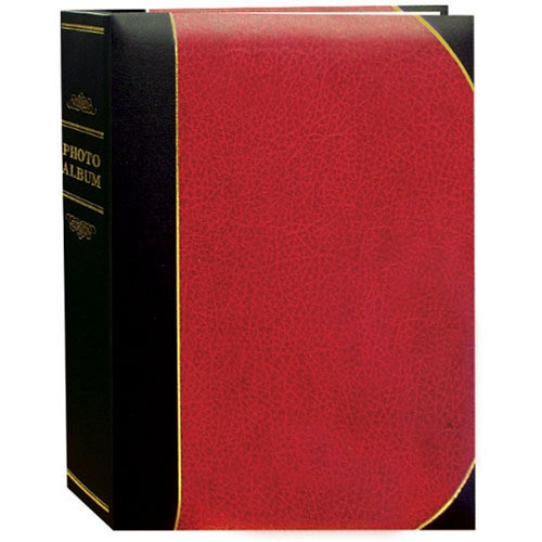 PIONEER BT46 4"x6" Ledger Album   Red with Black trim
