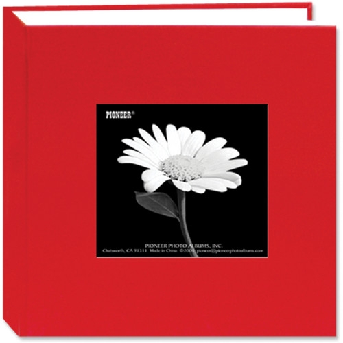 PIONEER Cloth Frame 4"x6" 1up Apple Red DA100CBF Album