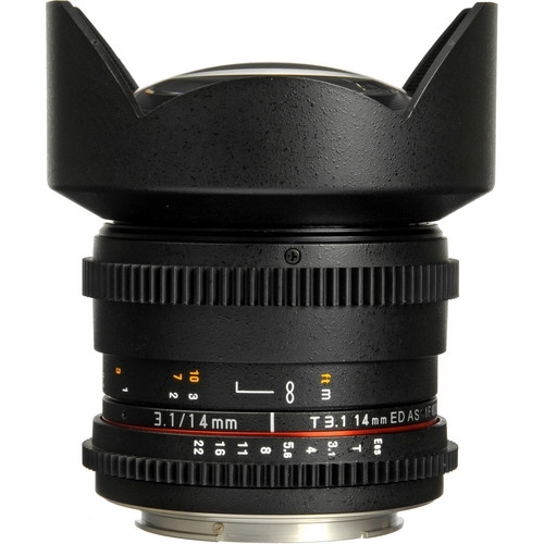 ROKINON 14mm T3.1 Cine Lens Canon Manual Focus