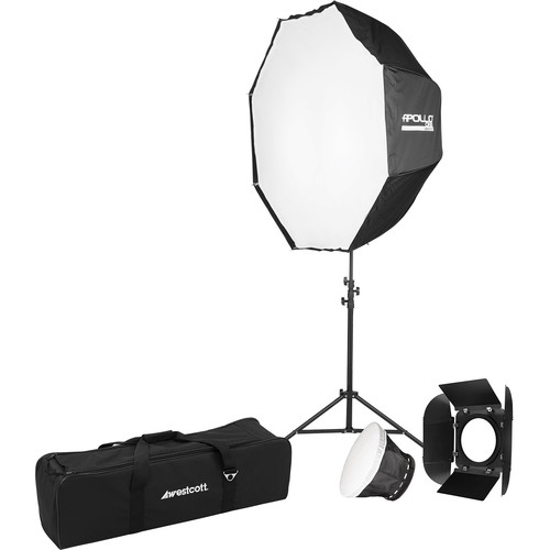 WESTCOTT Solix Bi-Color 1 Light Kit with Apollo Orb and Stand