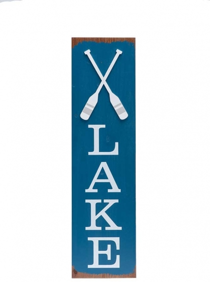 MALDEN Lake Plank Sign 5"x20"