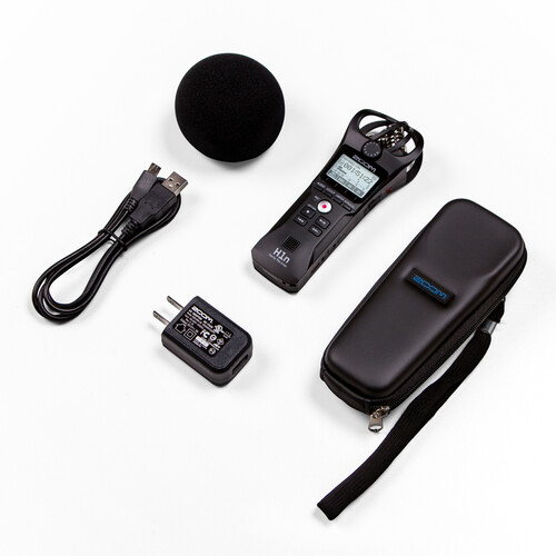 ZOOM H1N-VP Portable Handy Recorder with Windscreen,AC,USB, and Case