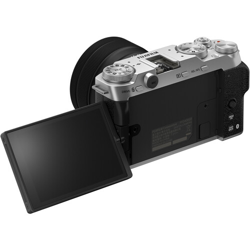 Fujifilm X-M5 Body, Silver w/ 15-45 f/3.5-5.6 OIS PZ Lens Kit (Japan)