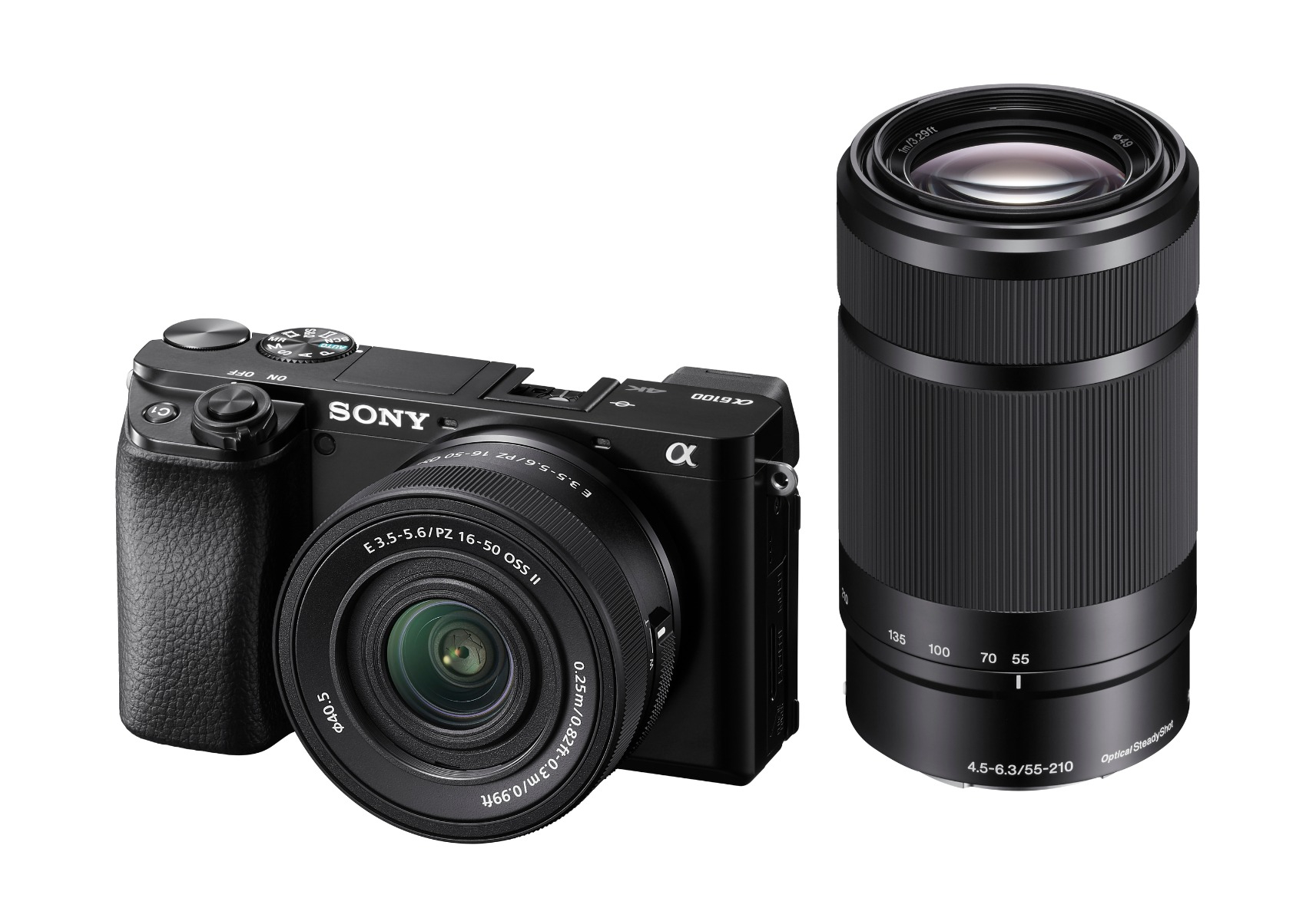 SONY A6100 APS-C Mirrorless Camera with 16-50mm & 55-210mm Lens