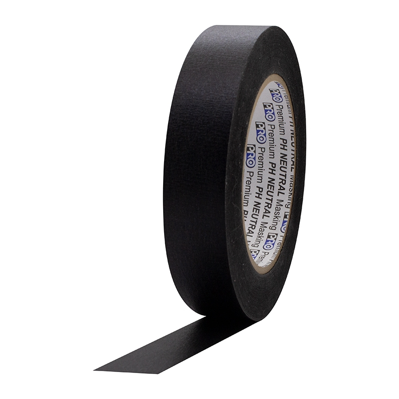 Dodd Camera - PRO TAPES Pro Mask Black Paper Masking Tape 1x60 yds PRO46