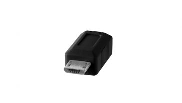 TETHERTOOLS USB-C to 2.0 Micro-B 5 Pin    15' Black
